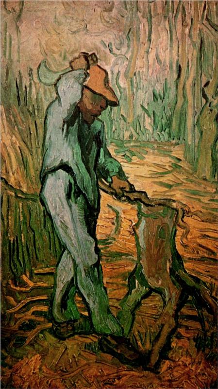 The Woodcutter after Millet - Van Gogh Painting On Canvas